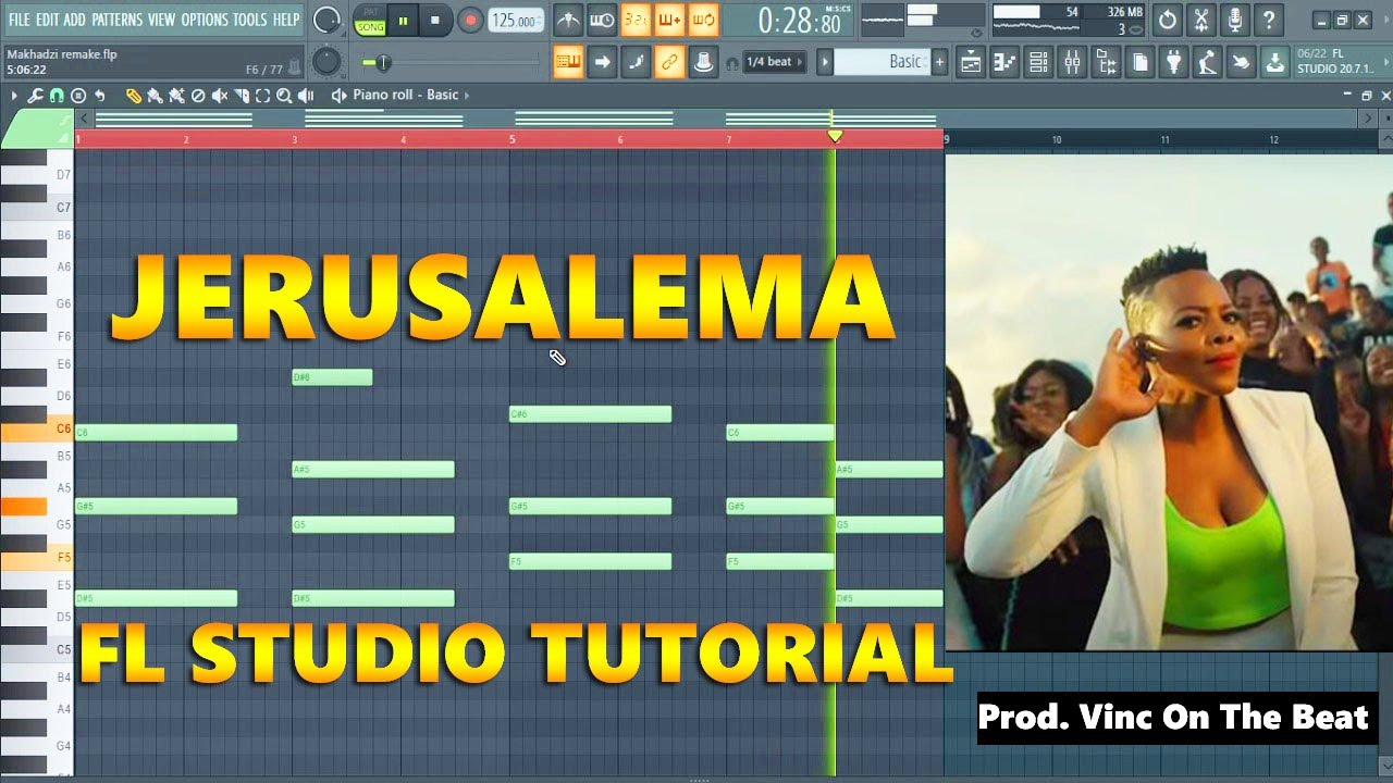 УЧЕБНИК ПО ДЖЕРУСАЛЕМЕ FL STUDIO | Как сделать Jerusalema инструментальной в FL Studio с помощью ...