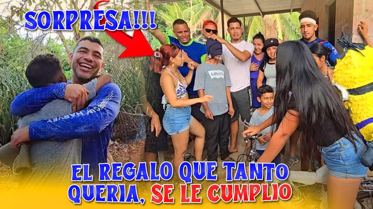 MIRA LA FELICIDAD DE FELIPIN AL VER  el regalo que tanto quería, así se lo agradeció a CAMARÓN 🥺