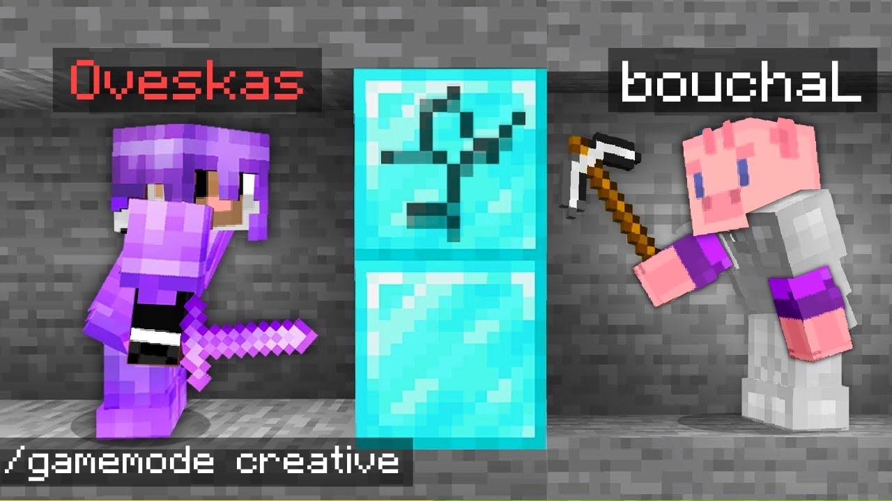 Minecraft Manhunt, ale PODVÁDÍM craftěním GAMEMODŮ... @Oveskas