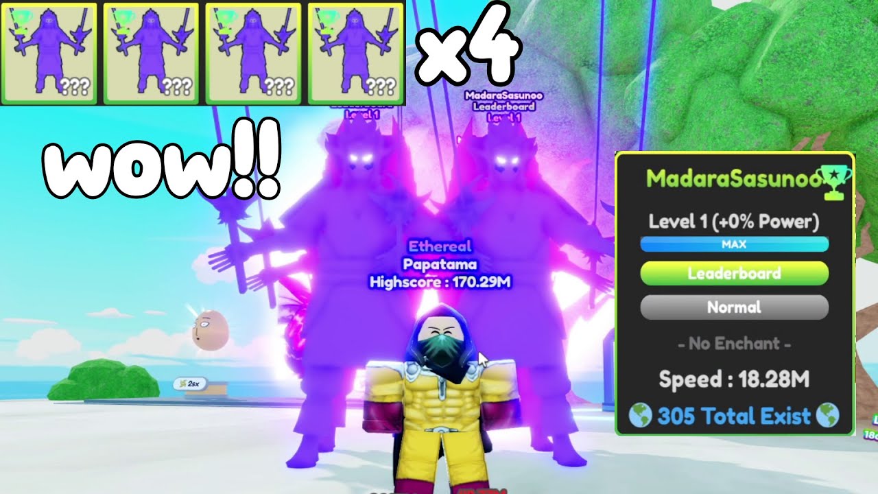 I Got 4 Madara's Susanoo! (🍜 Anime Racing Clicker)