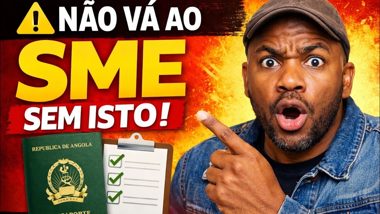 👉 DOCUMENTOS QUE DEVES LEVAR NO DIA DO AGENDAMENTO DO PASSAPORTE NO SME (ANGOLA)