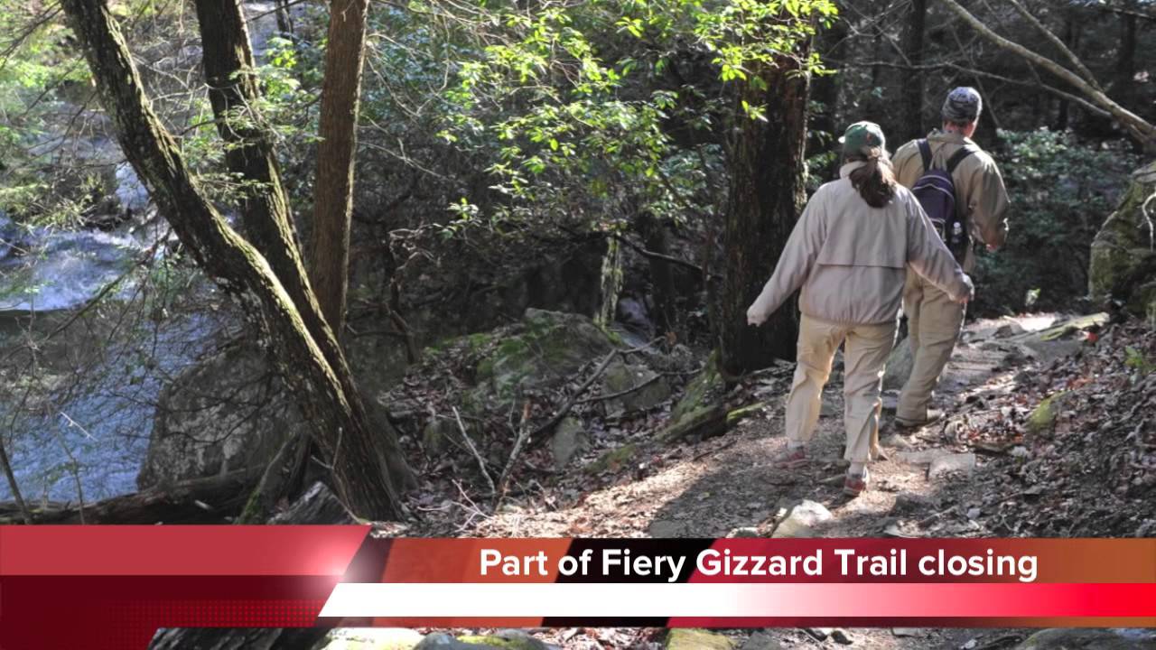Fiery Gizzard Trail closing at Raven point
