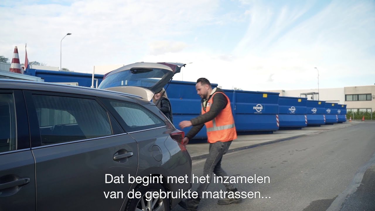 Proces matrasrecycling | circulaire samenwerking met RetourMatras NL (2020)