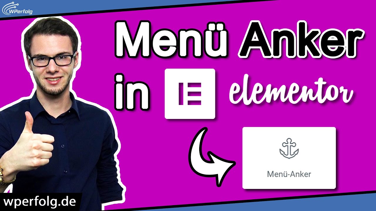 Menü Anker in Elementor (2026) | Simple Anleitung | Anker setzen, Anker auf andere Seite, im Menü...