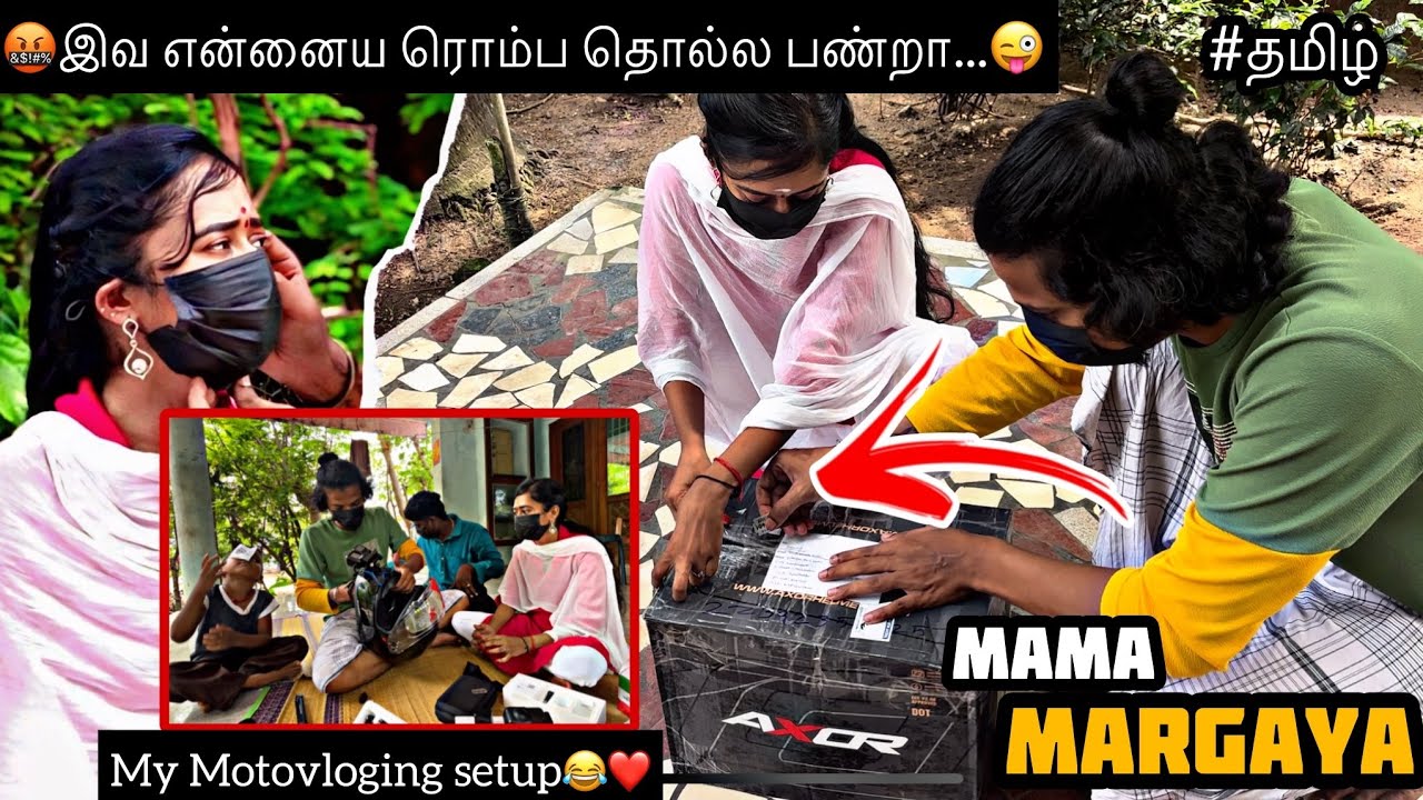 🥺Bestie என்னைய ரொம்ப தொல்ல பண்றா😭 | My Motovloging Setup❤️ | Heart Throttlers | HTF