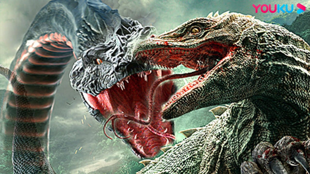 Human, snake, and lizard battle begins on the filming set! | Varanus Priscus | YOUKU MONSTER MOVIE