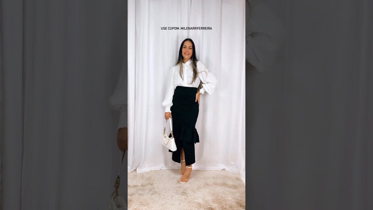 Arrume-se comigo para o culto 🤍 #arrumesecomigo #culto #lookdoculto #shein