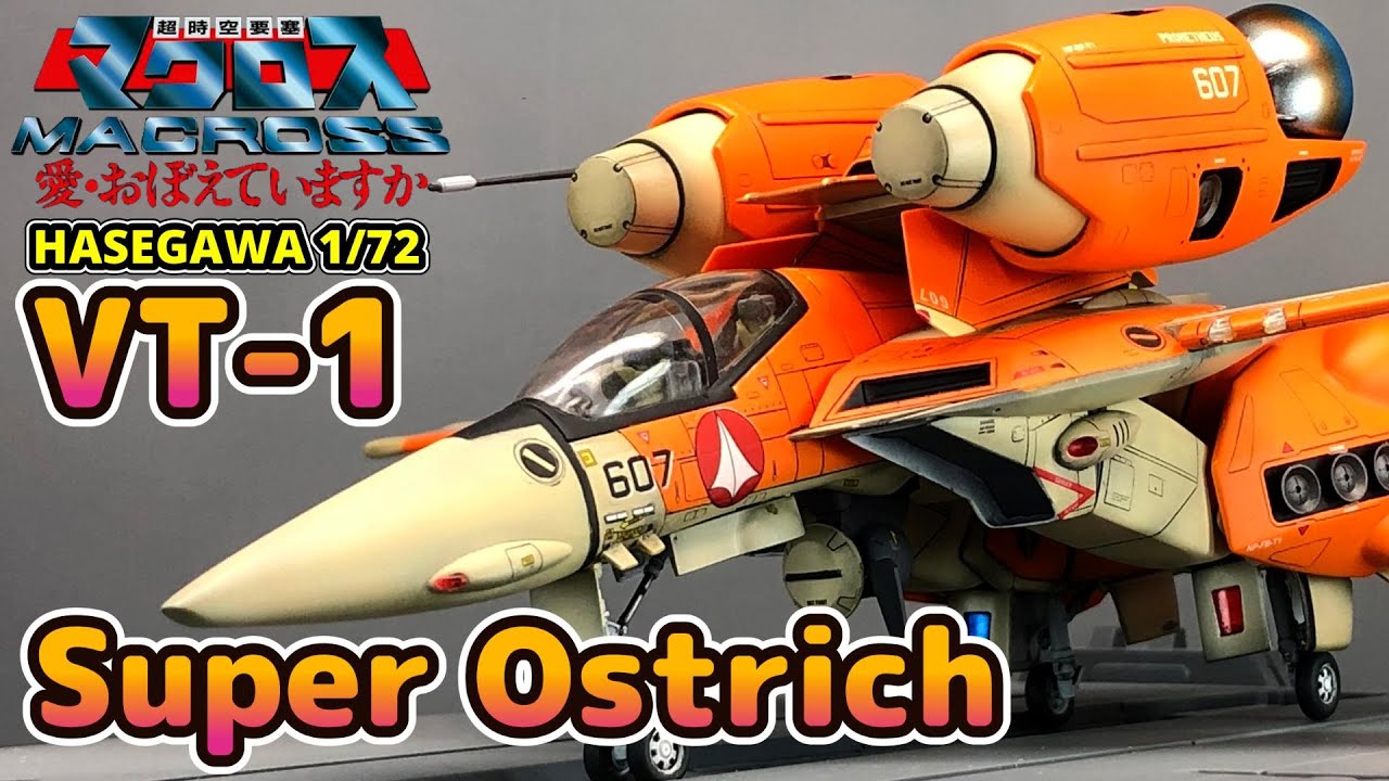 【超時空要塞マクロス】HASEGAWA  1/72 VT-1 スーパーオストリッチ 全塗装【愛おぼえていますか】