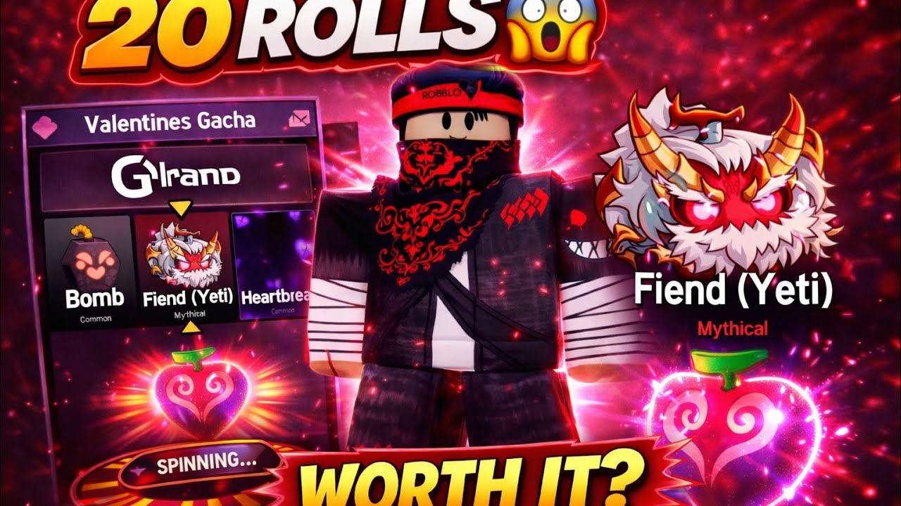 20x Spin Opening in Blox Fruits Valentine Update! 🔥