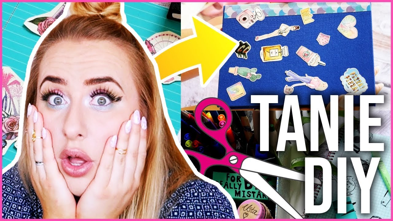 TANIE DIY ✂️📓 ORGANIZACJA I DEKORACJE