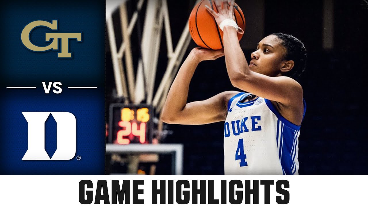 Georgia Tech vs. Duke Highlights | 2025-26 ACC Women's Basketball