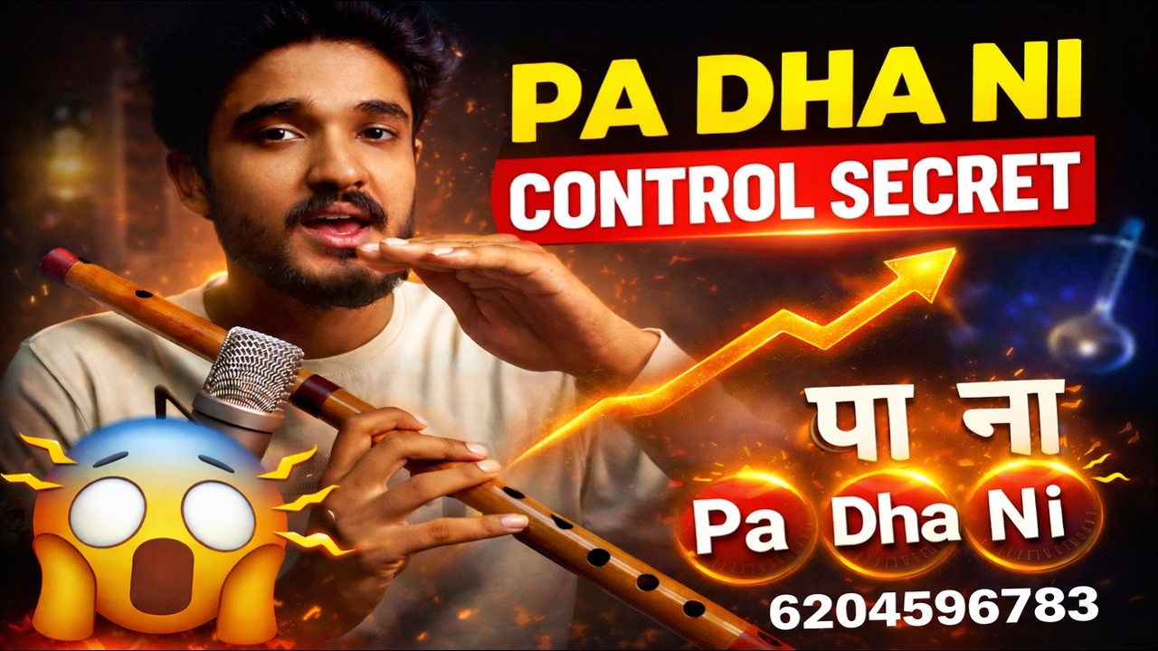 Pa Dha Ni Clean Kaise Bajaye? (Middle Octave Secret)