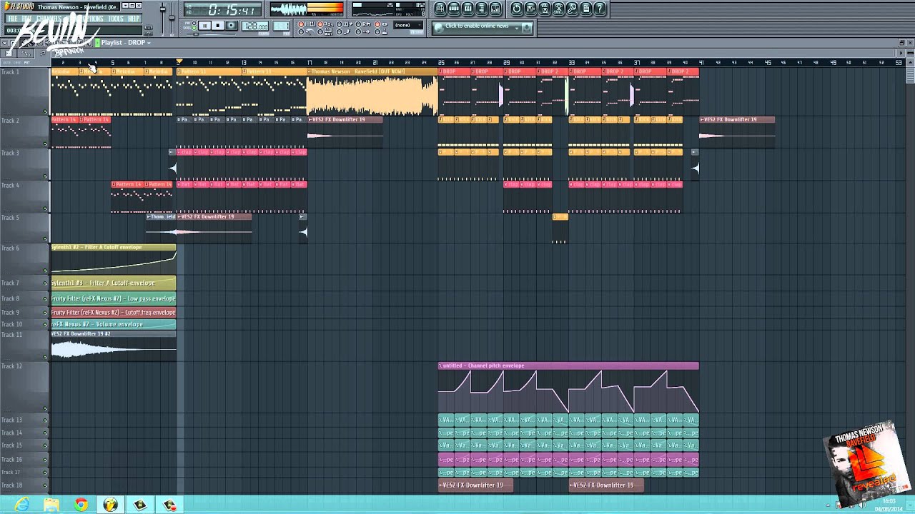 Ravefield - Thomas Newson Fl studio remake (FLP Melody + Drop)