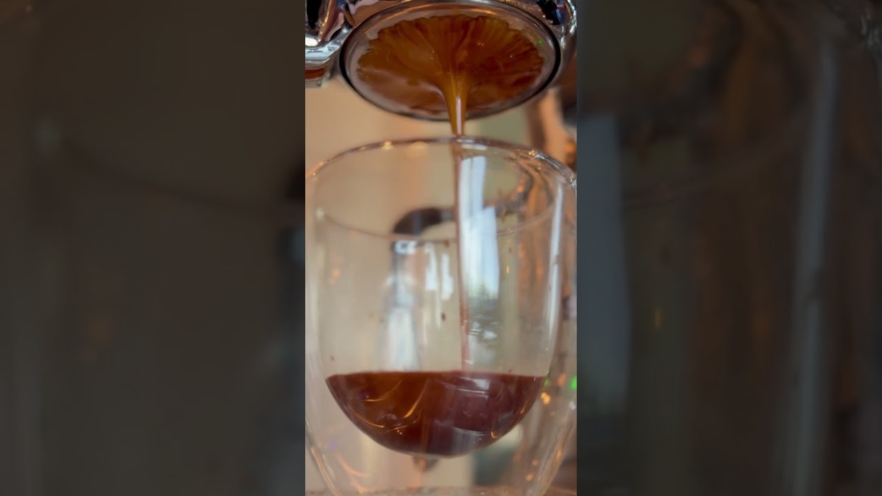 Monday morning shot from 5 year old barista! #espresso #coffee #barista #CoBros