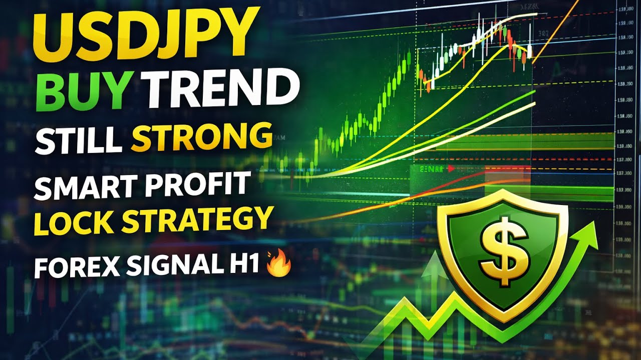 🔥 Тренд на покупку USDJPY по-прежнему сильный — умная стратегия фиксации прибыли перед следующим ...