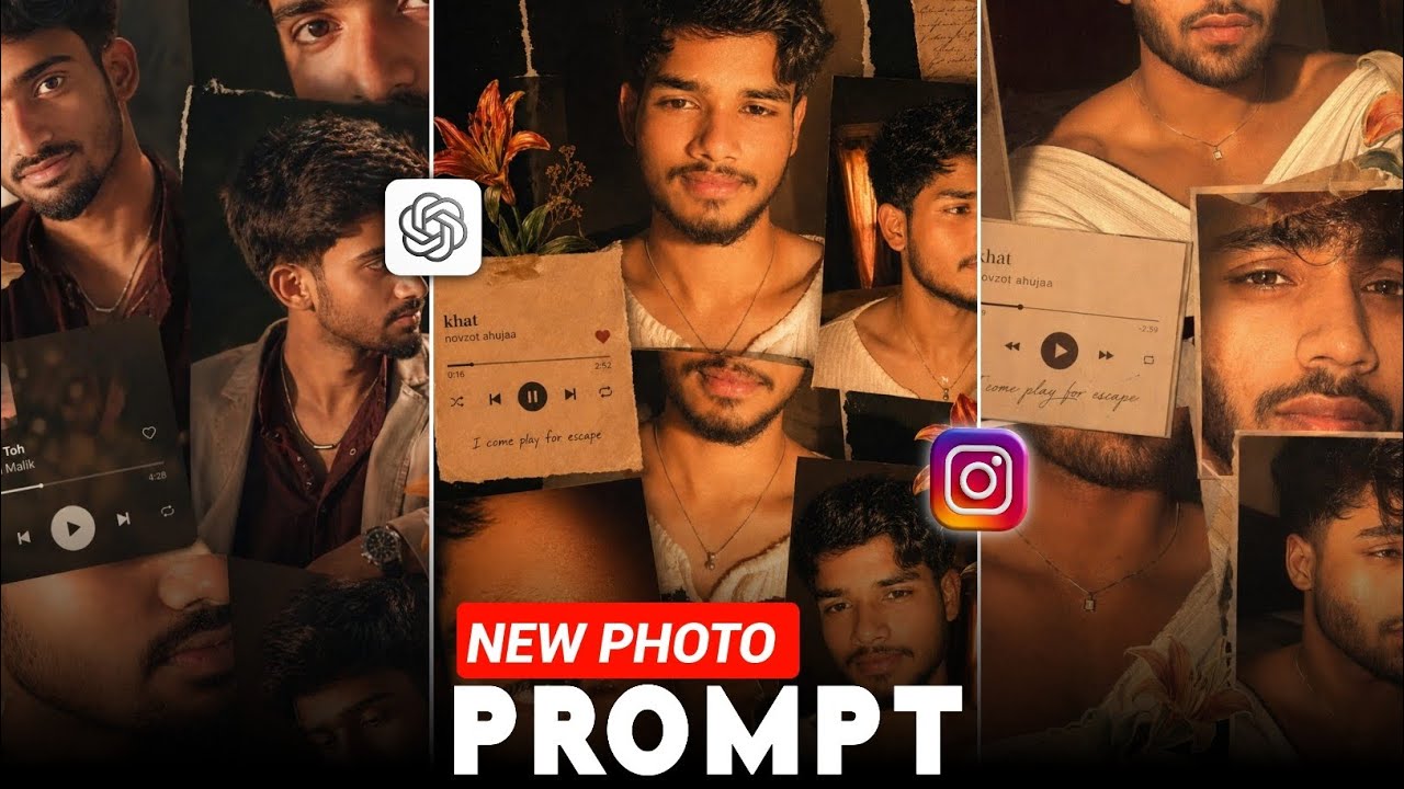 New Photo Prompt Editing 🔥 AI + Cinematic Collage Style
