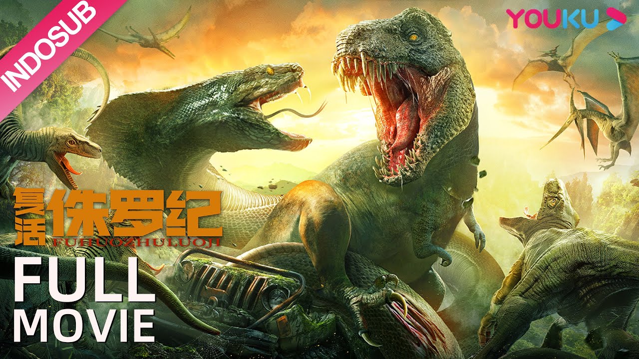 INDO SUB (Jurassic Revival) Perjalanan ke pulau hantu yang dipenuhi banyak Dinosaurus | YOUKU
