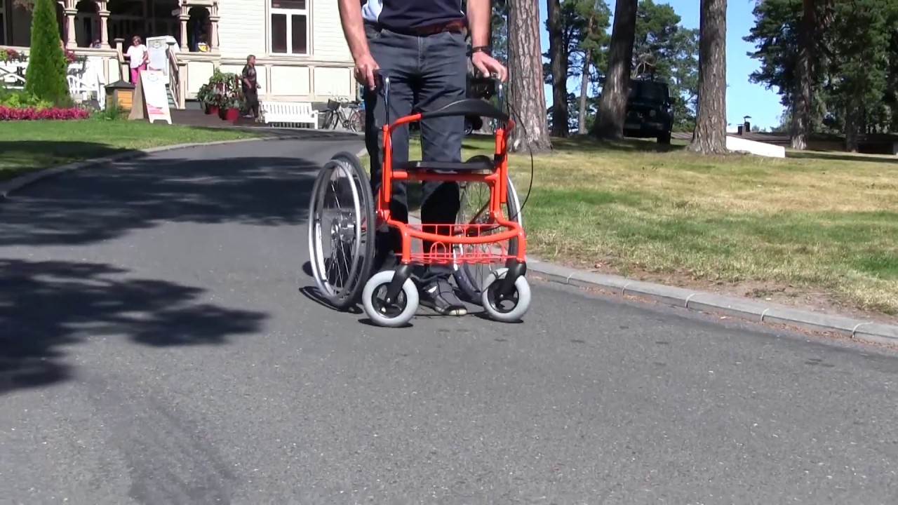 Wheellator комбинация ходунков и инвалидного кресла для разных поверхностей