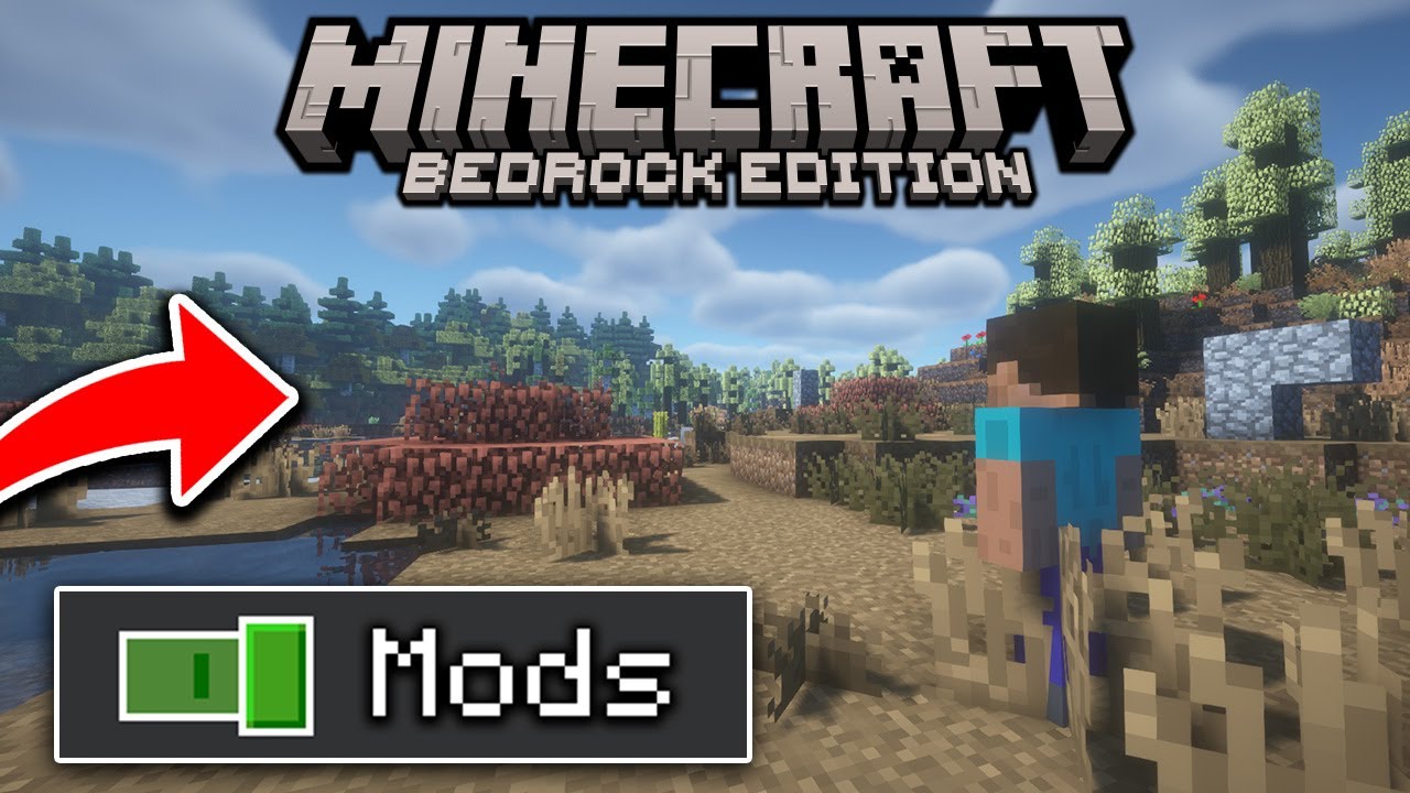 AVOIR DES MODS SUR MINECRAFT BEDROCK !!! (PS4, PS5, XBOX, SWITCH, PC, PE)