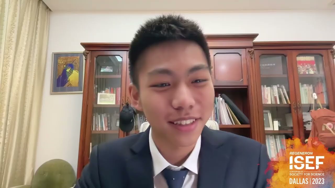 Meet Eugene Chen, winner of the 2023  Peggy Scripps Award for Science Communication (Regeneron ISEF)