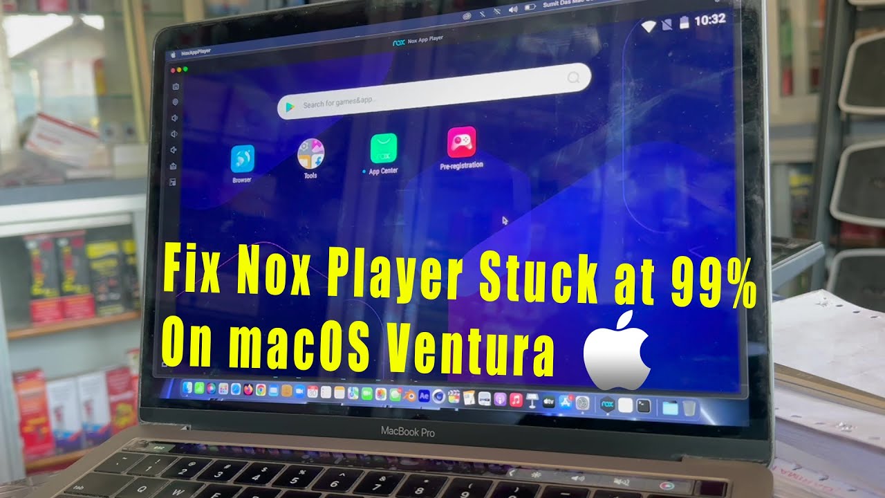 Как исправить зависание Nox Player на 99% на macOS Ventura
