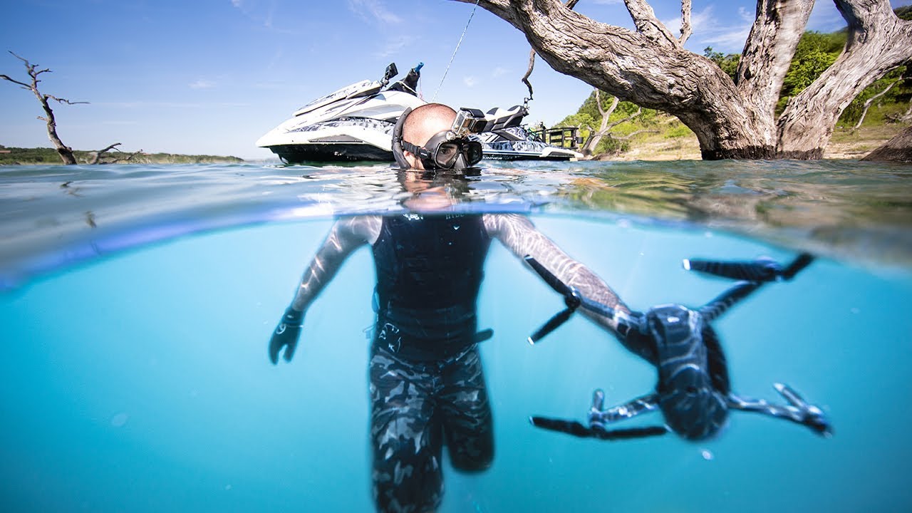 Found Best Friends LOST Drone Underwater!! (Surprised him with NEW Drone!!)| Jiggin' With Jordan