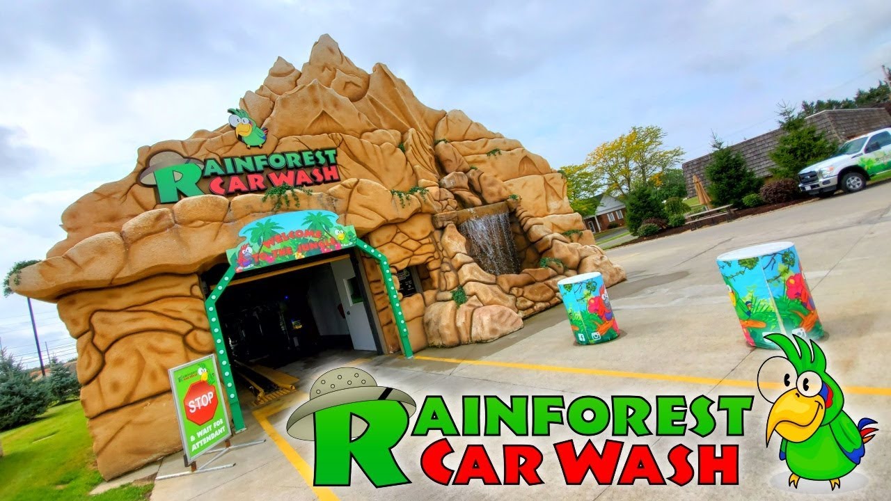 MOST AWESOME CAR WASH EVER ! RAINFOREST CAR WASH in BRUNSWICK OHIO