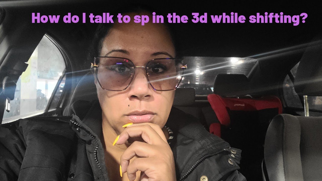 How do I act in the  3d while manifesting my sp?