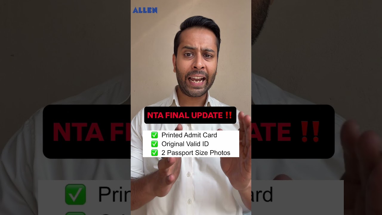 🚨 NTA Big Changes! Don't Make This Mistake in NEET 2026 Exam! #reneet2026 #ntaupdates