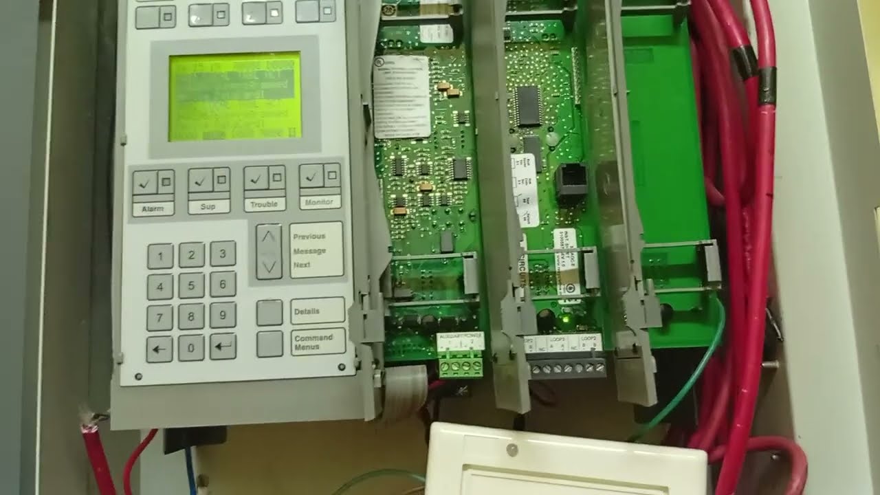 Edwards EST3 fire alarm control panel full detail
