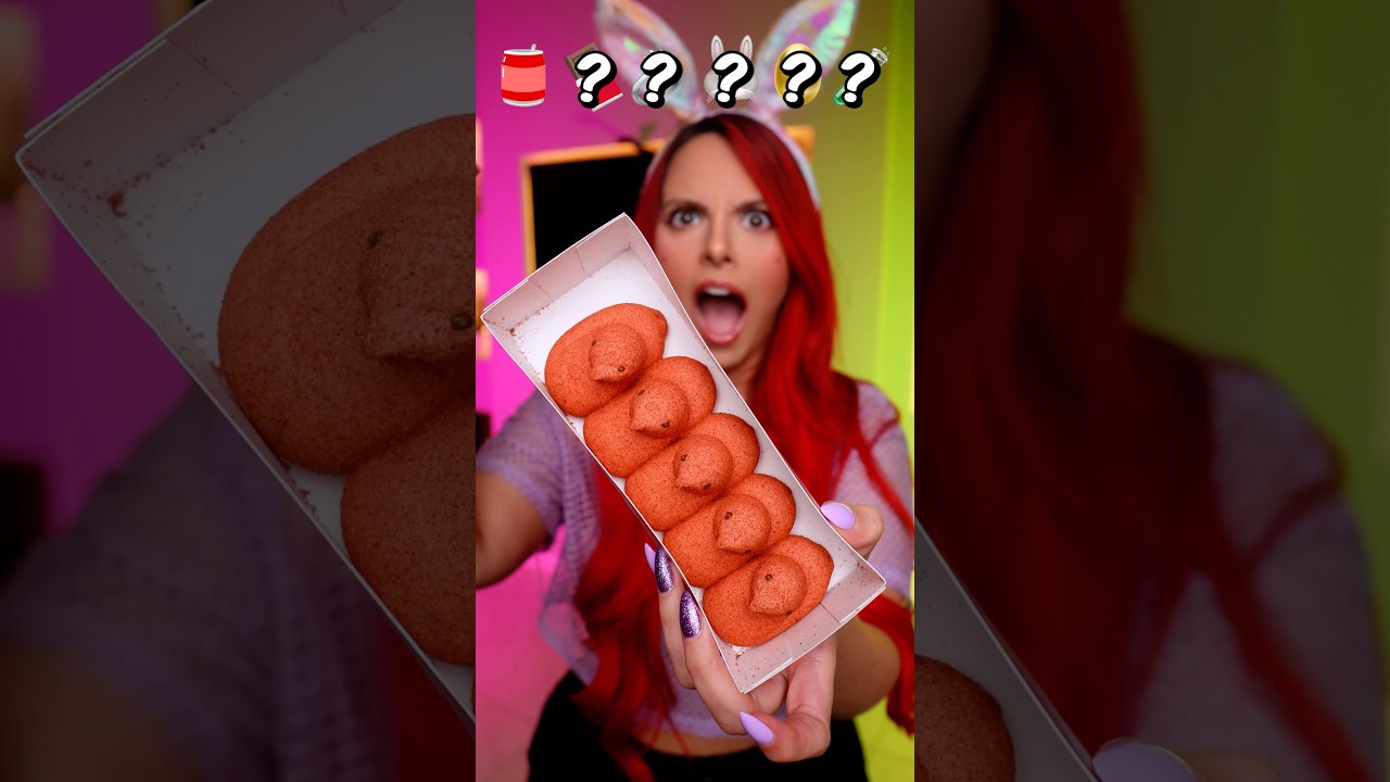 Prob&eacute; los DULCES M&Aacute;S RAROS y VIRALES de PASCUA!!🥚🐰😱 *parte 2* #pascua #dulces #candy #shorts