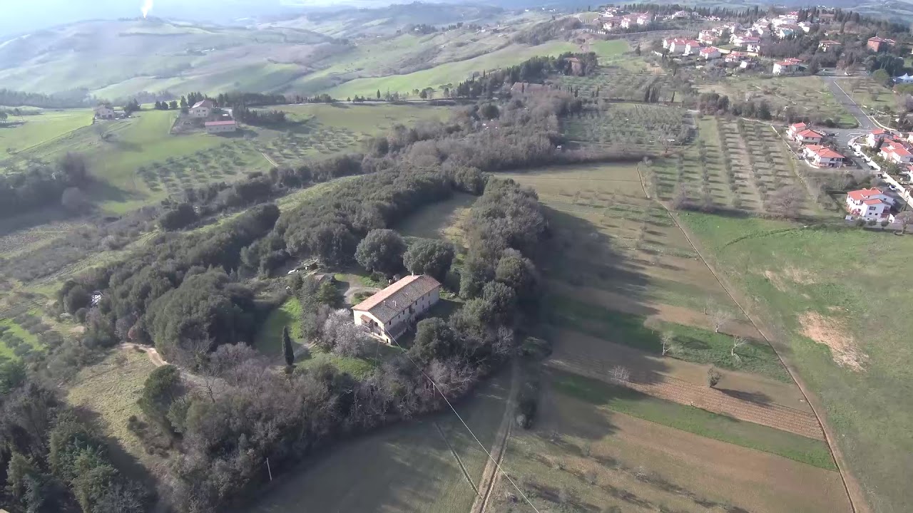 Pomarance, ripresa da drone