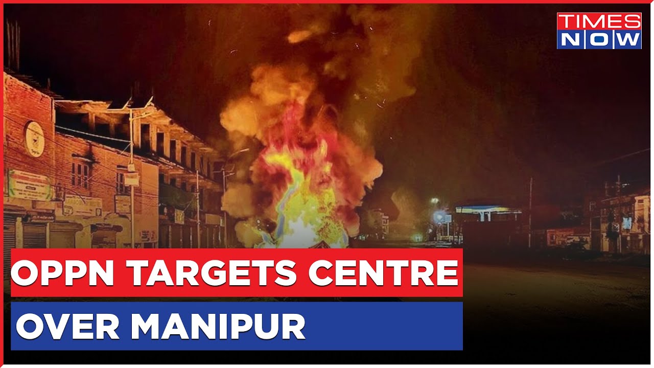 Opposition Takes On Centre Over Manipur Violence; Monsoon Session From Today | English News