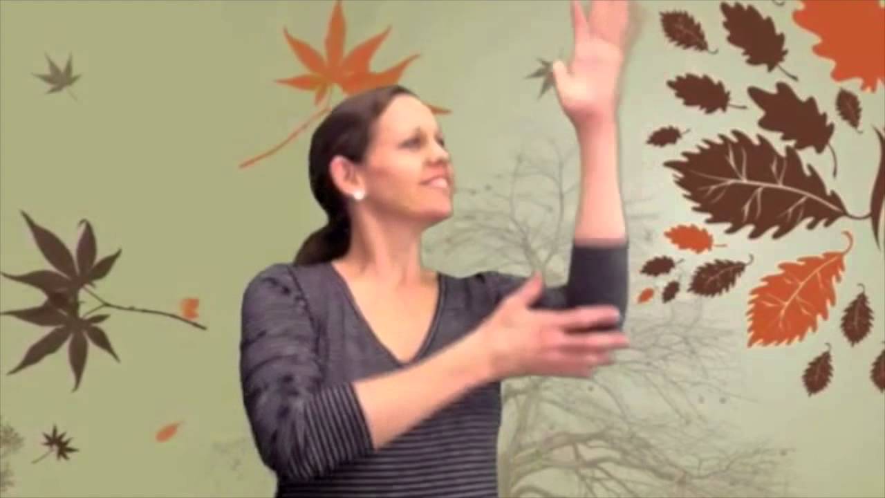 Fall ASL Poem