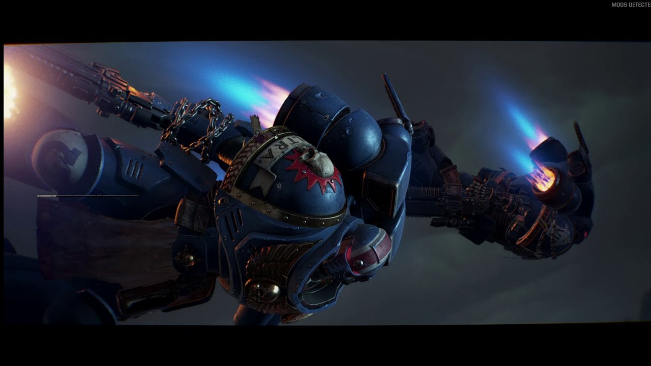 Space Marine 2 Mod: Cinematic Helmets Now in Jetpack Scenes!