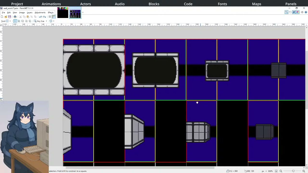 Azulie Zeiro Live Stream - Space pixels