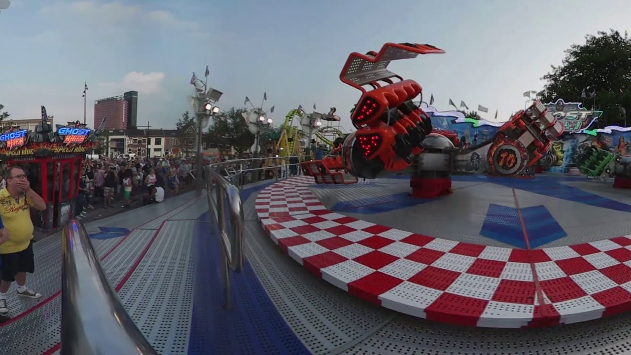 Loffelhardt Ghost Rider Off Ride 360 VR Tilburg Kermis 2016