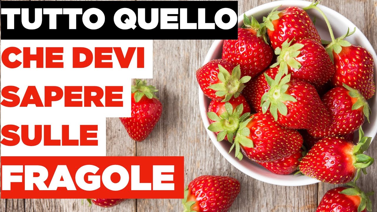 FRAGOLE: calorie, proprietà e valori nutrizionali