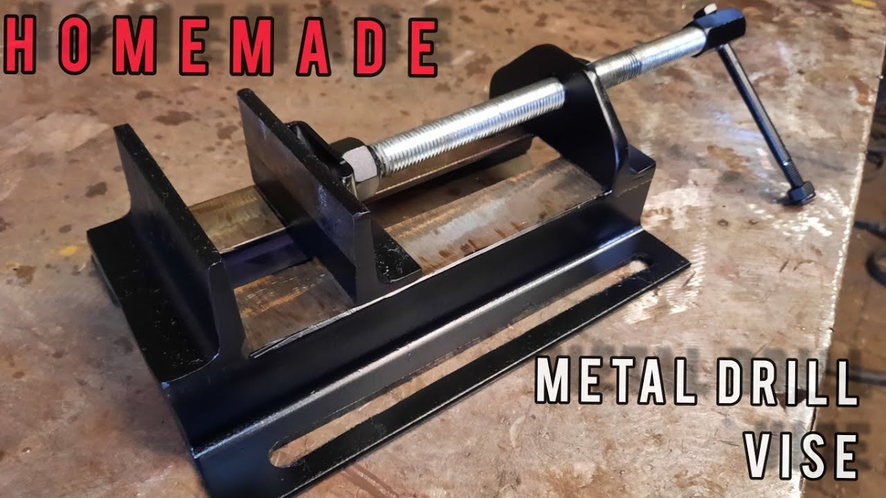 Homemade Metal Drill Press Vise | DIY Drill Vise