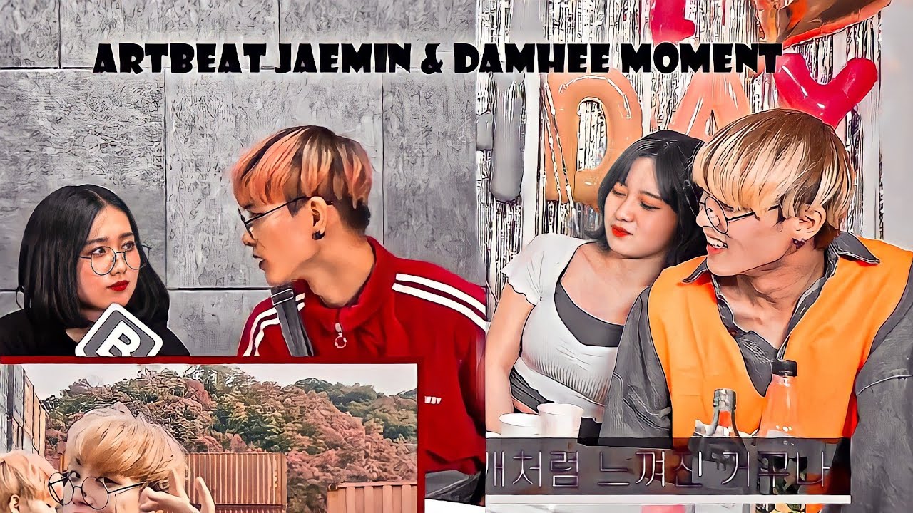 Artbeat Jaemin and Damhee cute & sweet Friendship moment