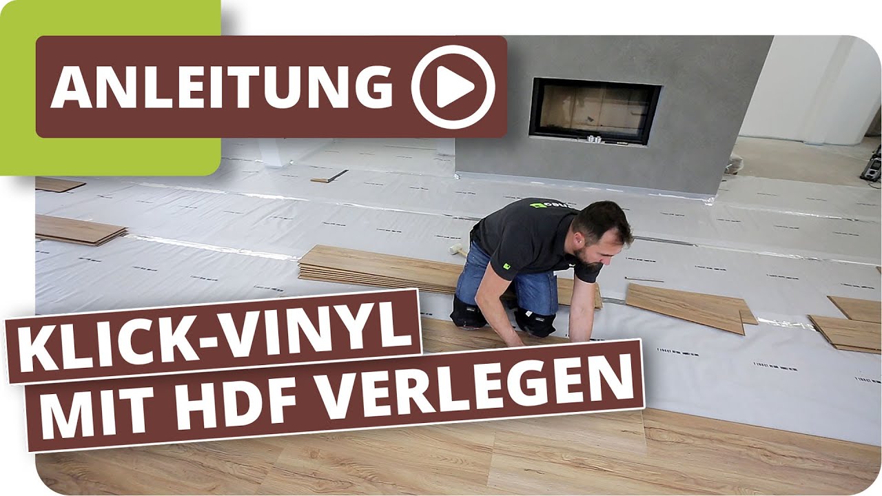 Klick Vinylboden mit HDF Trägerplatte