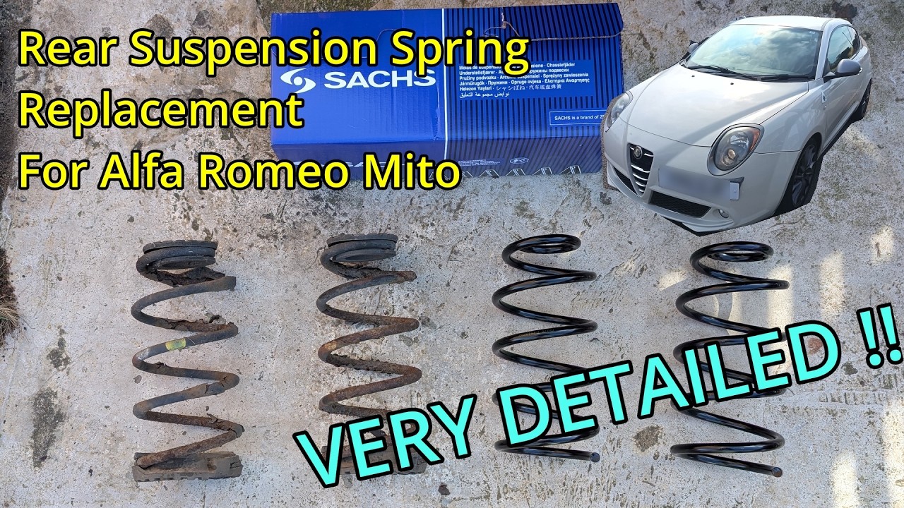 Alfa Romeo Mito Rear Suspension Spring Replacement