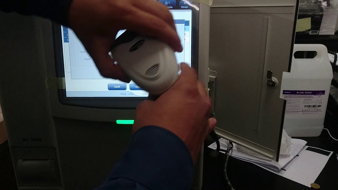 Mindray BC 3600 instalación parte 1