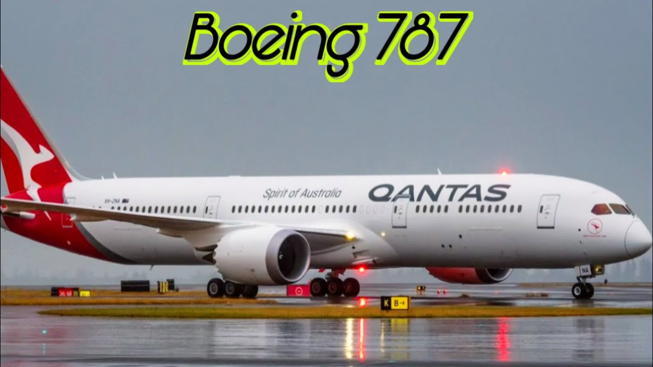Boeing 787  Landing at Cambodia 4F airport /KTI