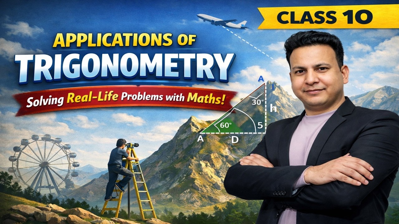 APPLICATIONS OF TRIGONOMETRY CLASS-10TH , PART-2  EXAM BOOSTER ZERO TO HERO TARGET 80/80