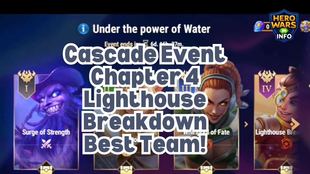 Cascade Event Best Team Chapter 4 Lighthouse Breakdown!