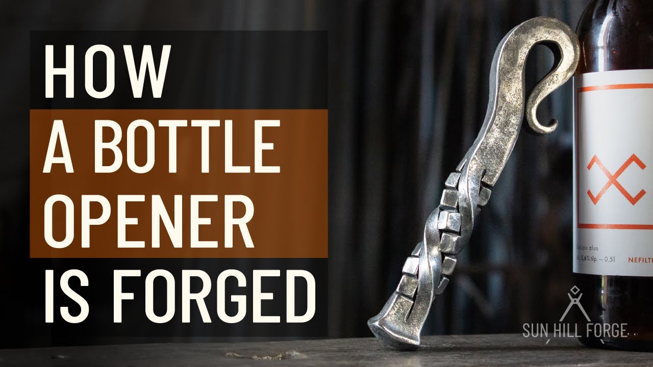 Blacksmithing : Forging a Beer Bottle Opener with a 