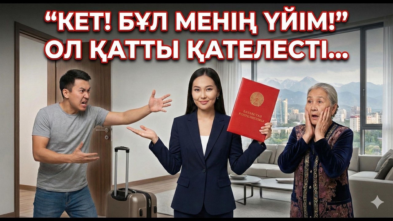 Чемоданыңды жина, кет! деді. Сейфтен ПӘТЕР ҚҰЖАТЫН шығарғанда, өзі далада қалды!