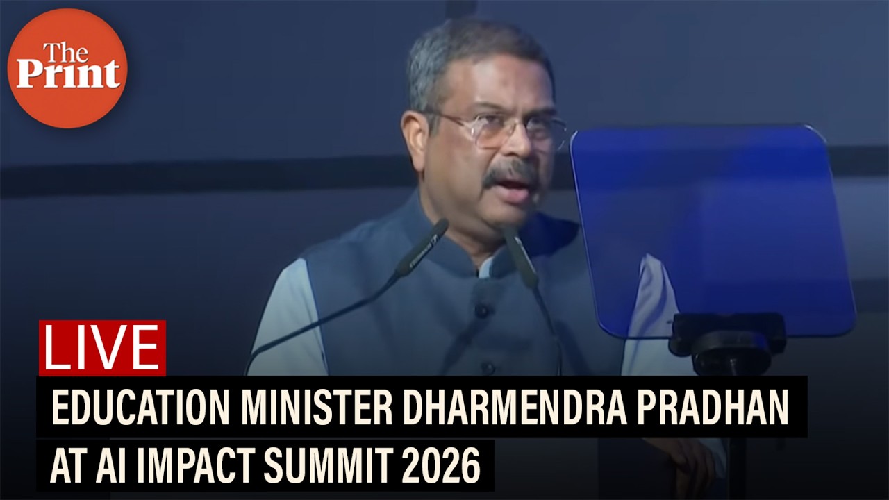 LIVE: Education Minister Dharmendra Pradhan attends special session | AI Impact Summit 2026