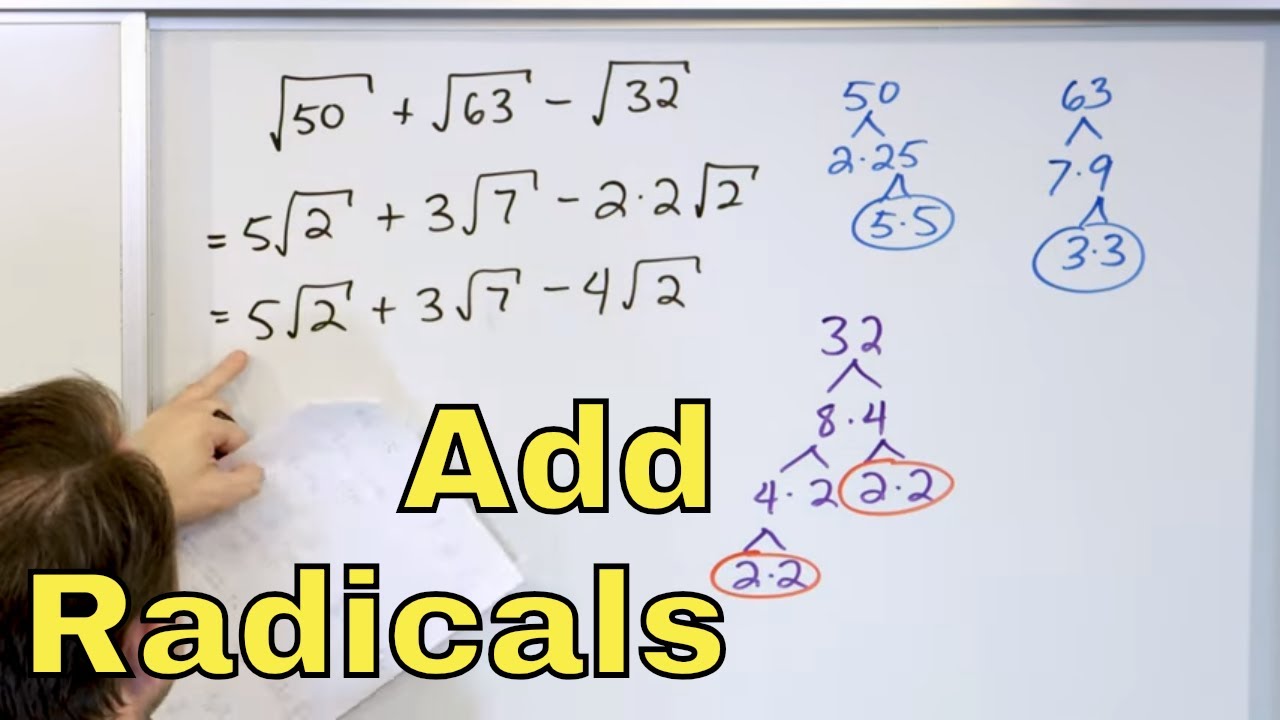 14 - Add and Subtract Radical Expressions, Part 1